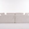 Compression Sofa: 4 Seater Combined Sofa, Crochet Yarn Fabric, Full Sponge Compression Sofa, Combined Sofa With 4 Pillows For Home Living / Home Furniture / Apartment - Beige - Image 12