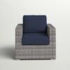 Club Chair With Cushions - Gray Mix - Image 4