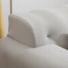 Large Size 2 Seater Sofa, Pure Foam Comfy Sofa Couch, Modern Lounge Sofa For Living Room, Apartment - Beige - Image 9
