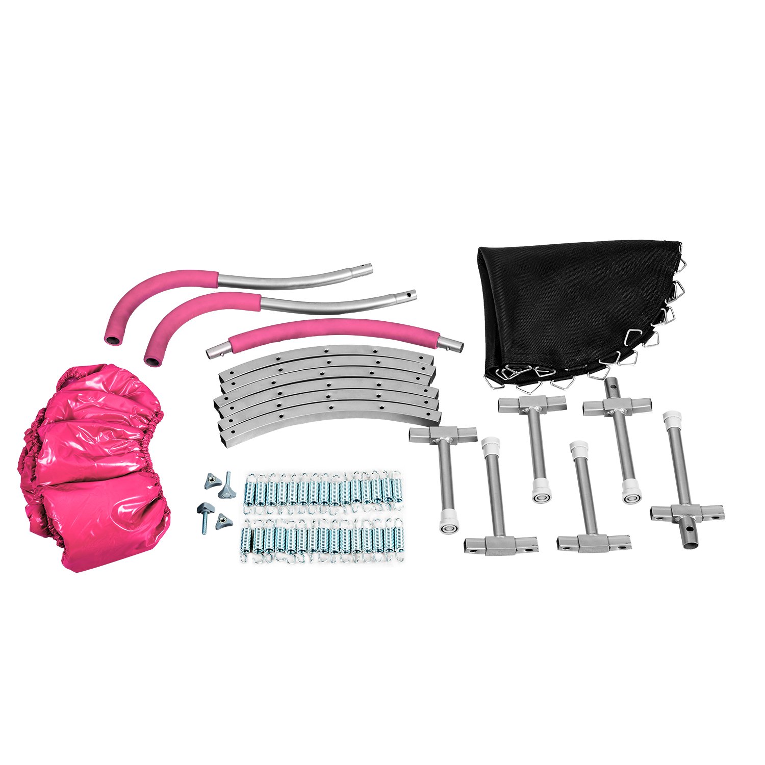 Trampoline With Handle (Pi)-Metal - Pink - Image 2