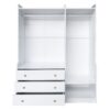 Open Wardrobe Storage For Bedroom - White - Image 3