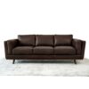 Chase - Leather Sofa - Chocolate / Dark Brown - Image 4