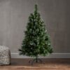 Glitter Bristle Mixed Hinged Tree With Berry And Pine Cones And 200 Cl, 407 Tips - Green - Image 5