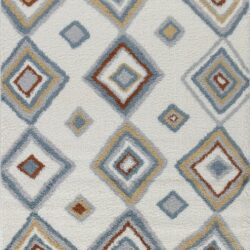 Loft Shag - 5' 3" X 7' Shaggy Area Rug - Ivory - Polypropylene