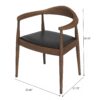 Kelly - Dining Chair - Black / Brown - Image 9