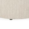 Contemporary Ottoman With Tonal Piping And Button Tuft Design - Beige - Image 8