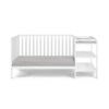 Palmer - 3 In 1 Convertible Crib, Changer Combo - White - Image 4