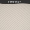Compression Sofa: Combining Chaise Longue With 3 Seater, Corduroy Fabric, Full Sponge Compression Sofa, Combined Sofa With 4 Pillows For Living / Home Furniture / Apartment - White - Image 13