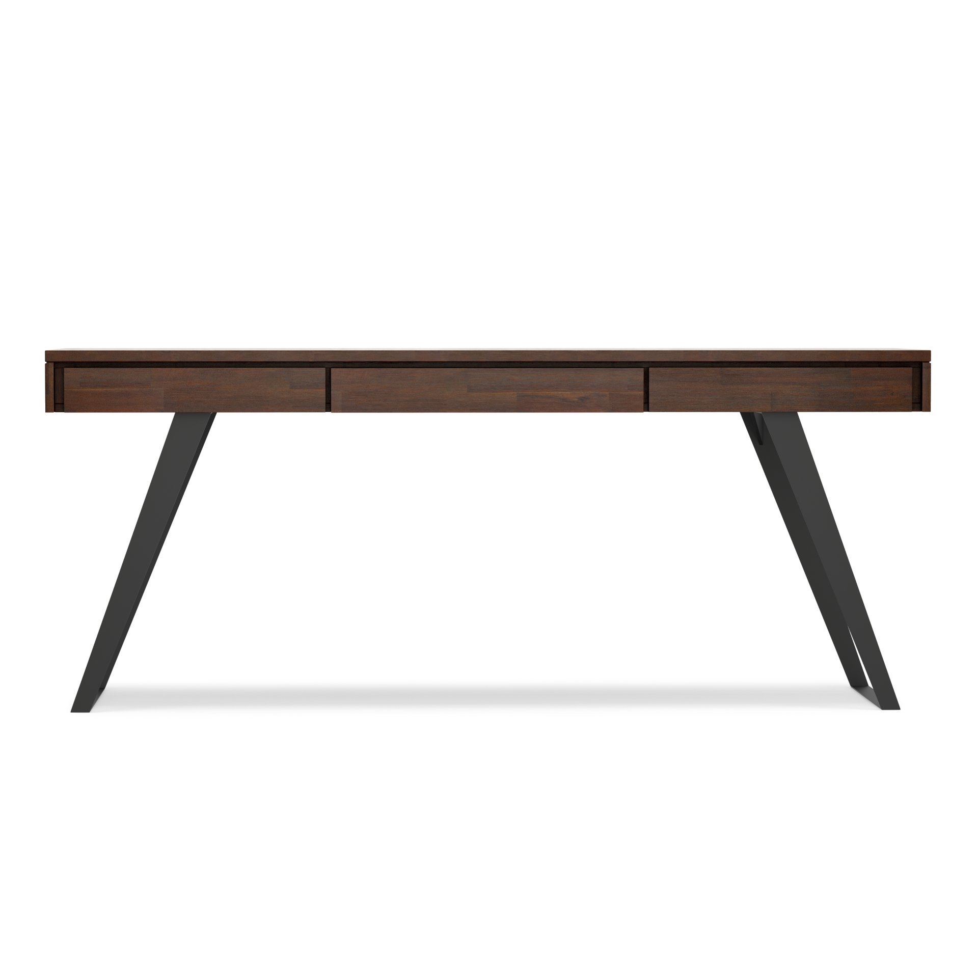 Lowry - Large Desk - Distressed Charcoal Brown - Image 12