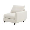 2 Seats Modular Sectional Sofa Corner Chair Sofa Couch - White - Image 8