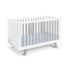 Livia - 3 In 1 Convertible Island Crib - White / Gray - Image 7