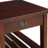 Wasaki - Accent Table With USB - Espresso - Image 5