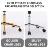 Adjustable Office Chair, Home Bedroom, Ergonomic Swivel Chair, Backrest Seat, Comfortable For Long Sitting - Green - Image 9