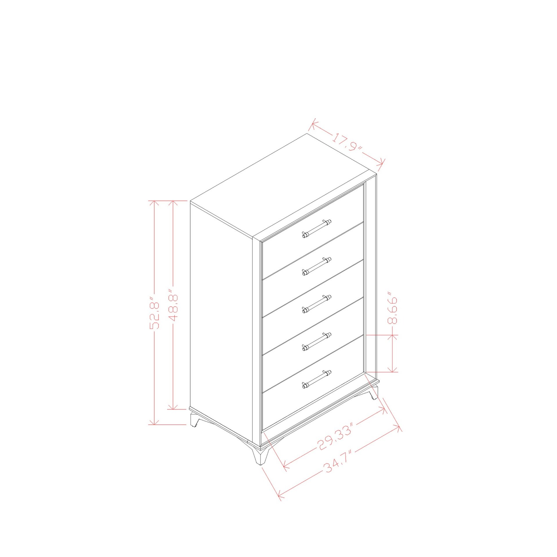 Star - Chest - White - Image 3