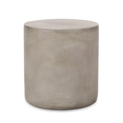 Outdoor Concrete Side Table - Light Gray