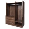 Open Wardrobe Storage For Bedroom - Brown - Image 5