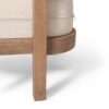 Outdoor Acacia Wood Patio Club Chair, Patio Furniture, Waterproof Thick Cushion Deep Seating For Porch, Weight Capacity 400Lbs - Brown Wash / Beige - Image 15