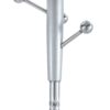 Modern Stainless Steel Spray Painted Hanger With Reinforcement 72" Raised Design Optional - Silver - Image 9