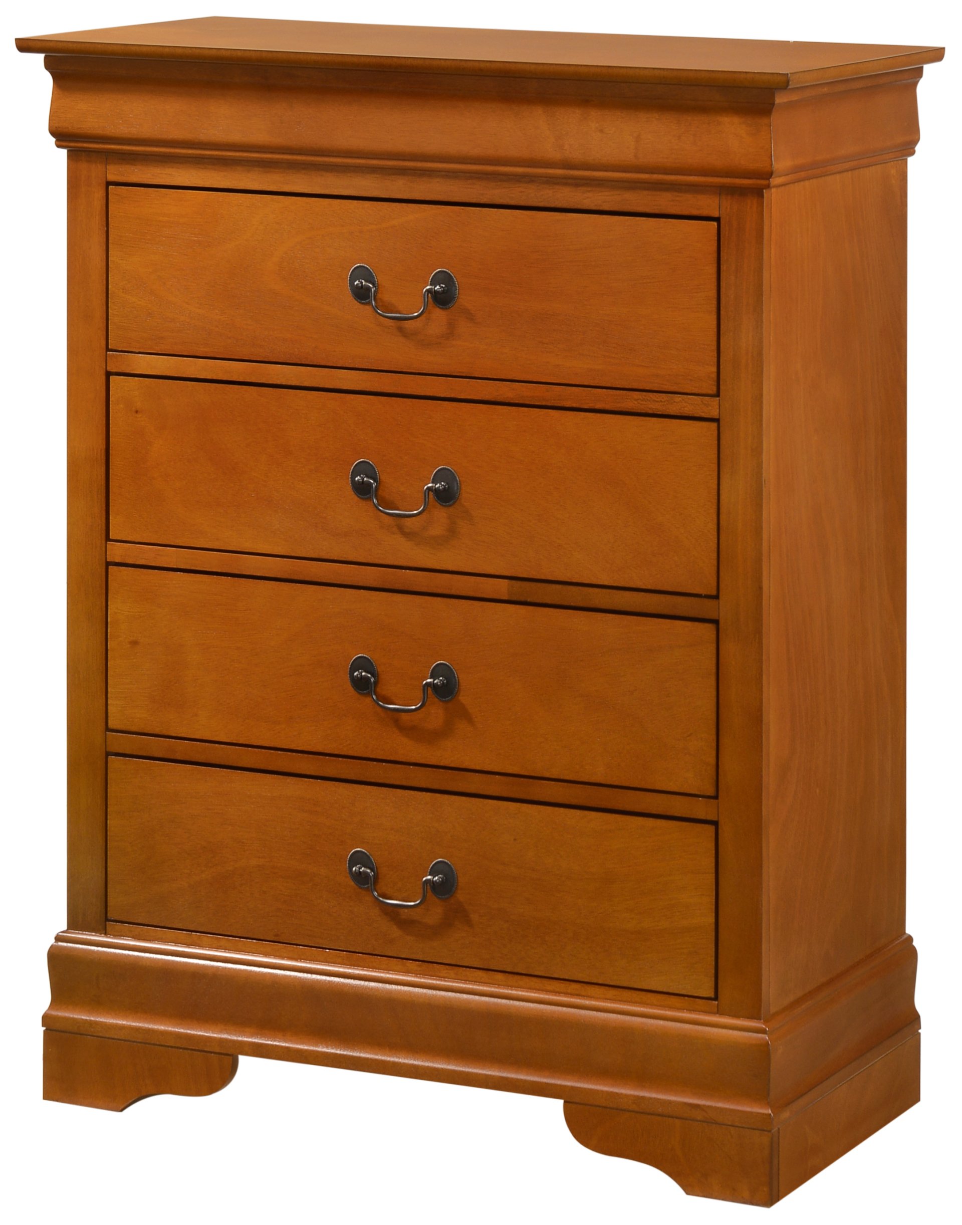 4 Drawer Chest Traditional Style- Oak - Image 4