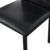 5 Piece Dinning Set With Faux Marble Top, Table & 4 Chairs - Black - Image 11