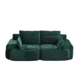 Compressed Sofa, 2 Seater Large Sectional Couches For Living Room - Green