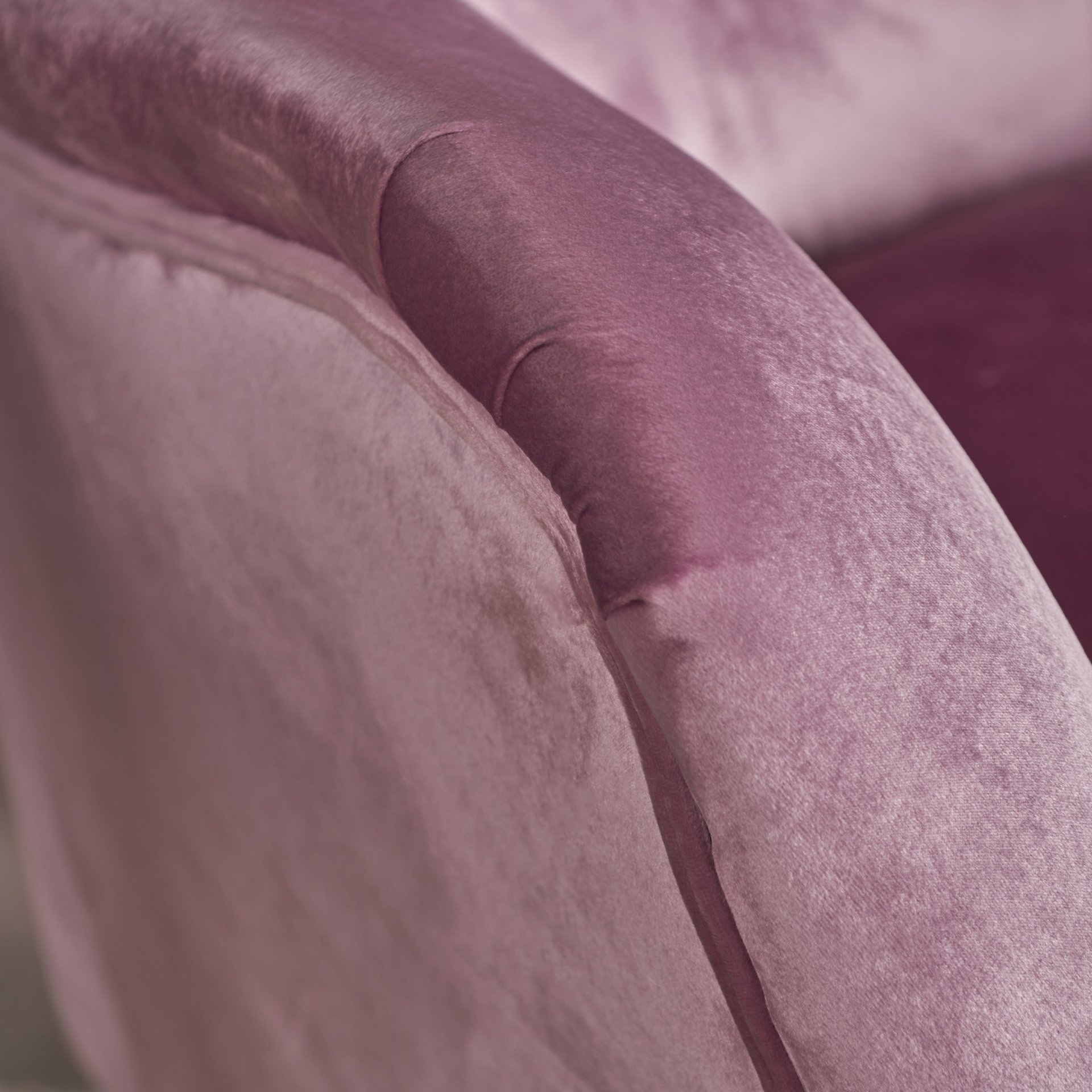 Alyssa - Upholstered Arm Chair With Wingback Design - Lavender - Image 6