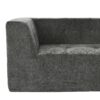 Modular Combination Living Room Sofa Set, Modern Minimalist Sofa, Living Room Upholstered Sofa Bed, Bedroom, 2 Pieces Computer Free Combination, L - Shaped - Black Gray - Image 21