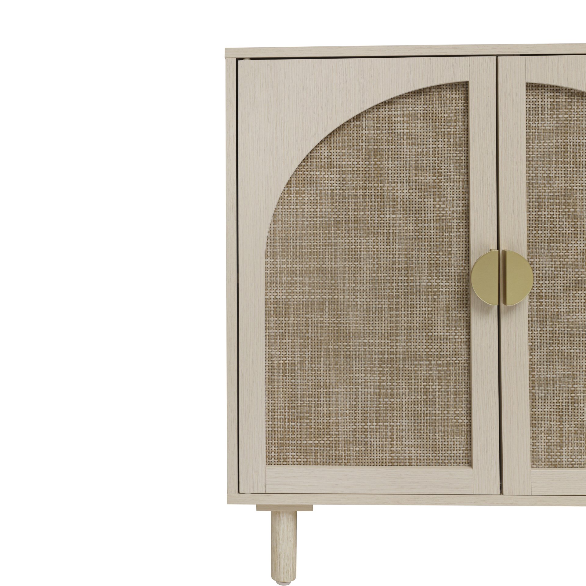 2 Door 3 Drawer Cabinet, Suitable For Bedroom - Natural - Image 16
