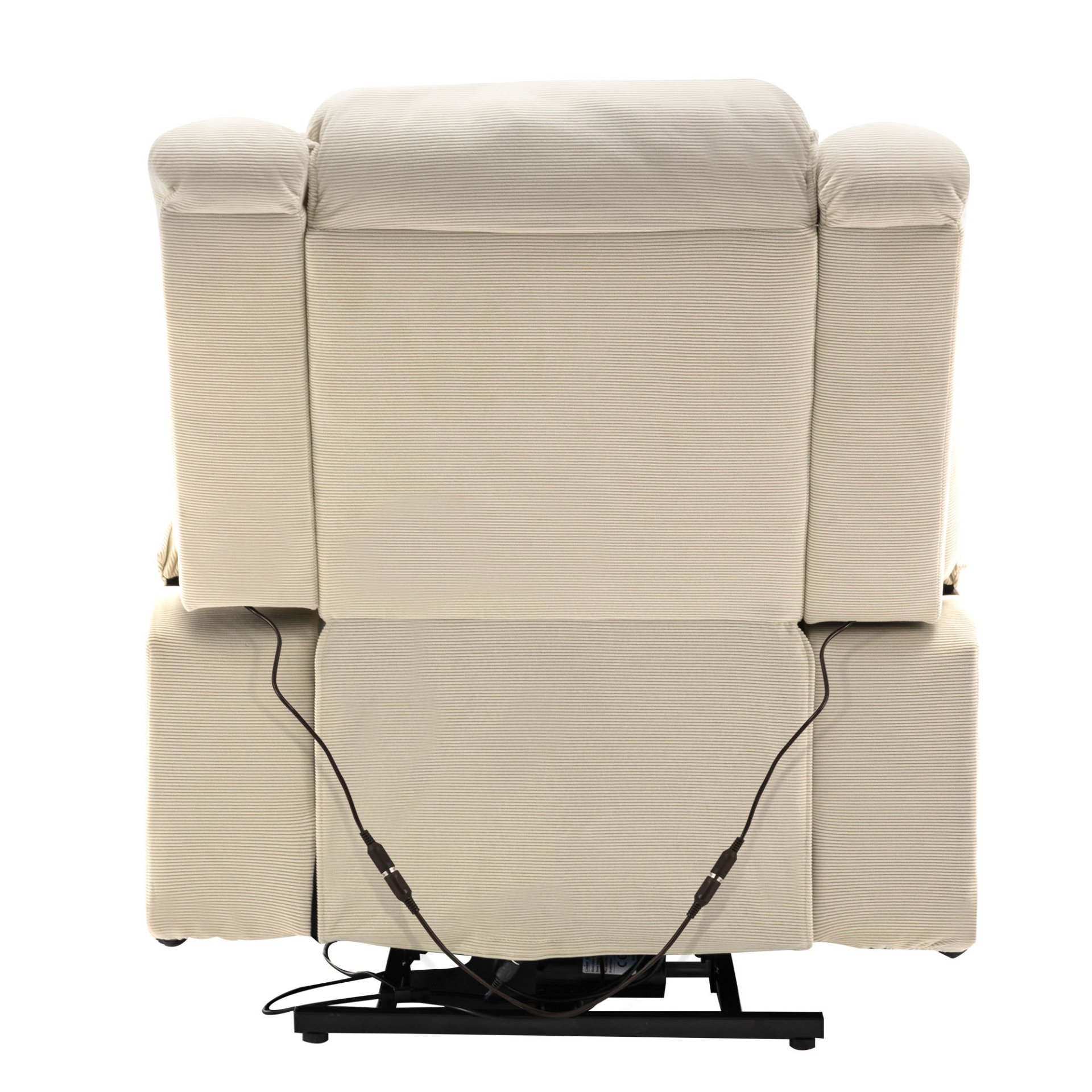 Massage Recliner, Power Lift Chair With Adjustable Massage And Heating Function, Recliner Chair & Infinite Position And Side Pocket For Living Room - Beige - Image 23