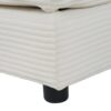 Modern Sofa Modular Sofa Couch Upholstered Corduroy, L - Shape Sectional Sofa With Side Storage Pockets For Living Room - Beige - Image 16