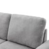 Sleeper Sectional Sofa, L-Shape Corner Couch Sofa - Bed With Storage Ottoman & Hidden Arm Storage & USB Charge For Living Room Apartment - Gray - Image 18