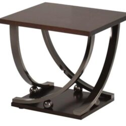 Isiah - End Table - Dark Brown
