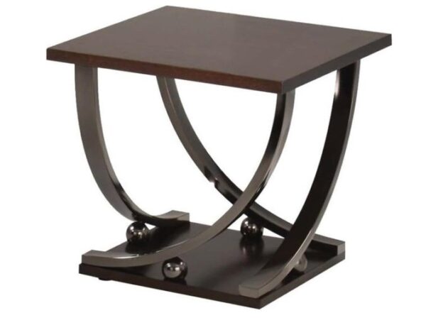 Isiah - End Table - Dark Brown