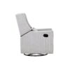 Pronto - Swivel Glider Recliner With Pillow - Blanco - Image 10