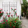 4 Pack Metal Garden Trellis Rustproof Trellis For Climbing Plants Outdoor Flower Support - Brown - Image 15