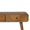 Curved Hallway Table - Oak - Image 6
