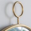 Circle Wall Mirror With Metal Frame, Accent Mirror For Living Room, Entryway, Office - Gold - Image 5