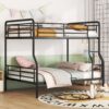 Full Long Over Queen Bunk Bed - Black - Image 9