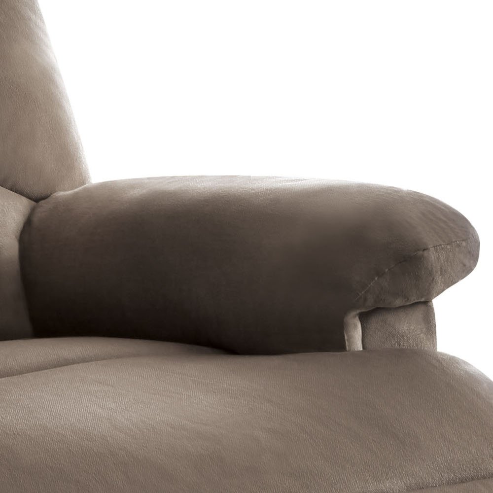 Arcadia - Woven Motion Recliner - Light Brown - Image 6