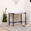 Boho Hand Woven Entryway Ottoman Vanity Chair Footrest Stool For Living Room Sofas - Gray - Image 7