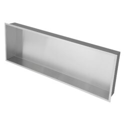 37" X 13" Stainless Steel Shower Niche With Leak Proof Design - Brushed Nickel