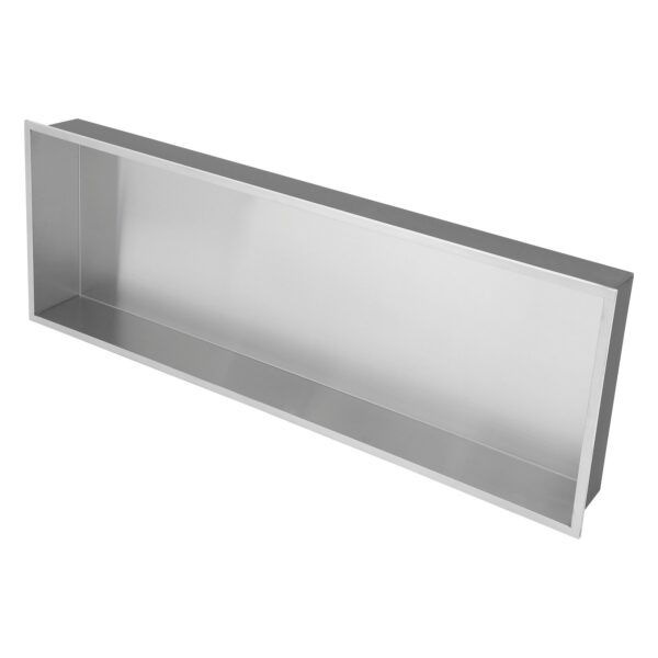 37" X 13" Stainless Steel Shower Niche With Leak Proof Design - Brushed Nickel