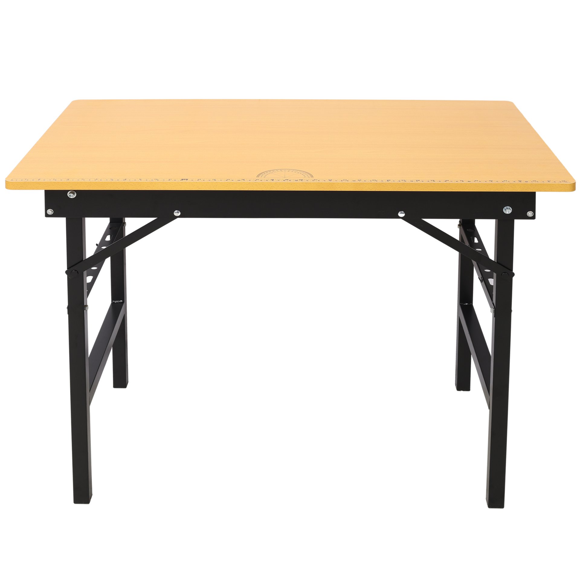 Portable Folding Work Table With Measuring Tape And Angle Finder Steel - Black - Image 8
