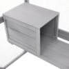 Outdoor Cat House, Diy Cat Enclosure Catio With Double Enter Doors - Light Gray - Image 23
