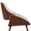 Malden - Bentwood Dining Chair With Wood Back - Natural / Dark Bown - Image 5