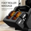 Massage Chair Recliner With Zero Gravity, Full Body Air Pressure - Black - Image 6