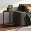 Jenna - Round Side Table - Warm Gray - Image 5