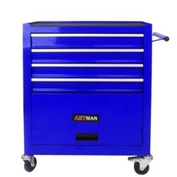 4 Drawers Multifunctional Tool Cart With Wheels - Blue