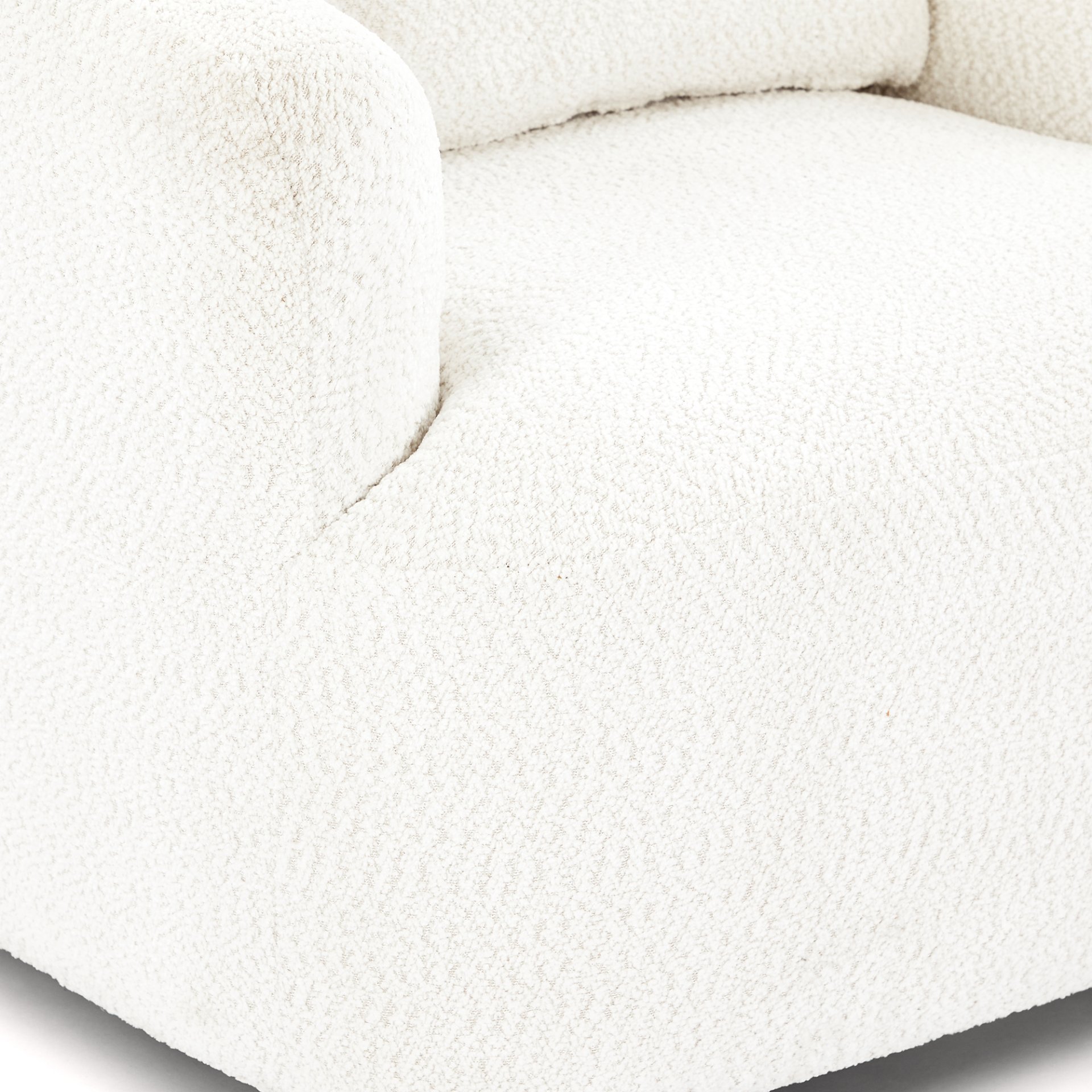 360° Swivel Barrel Sofa Chair With Throw Pillow, Chenille Upholstered Accent Chair - Beige - Image 22