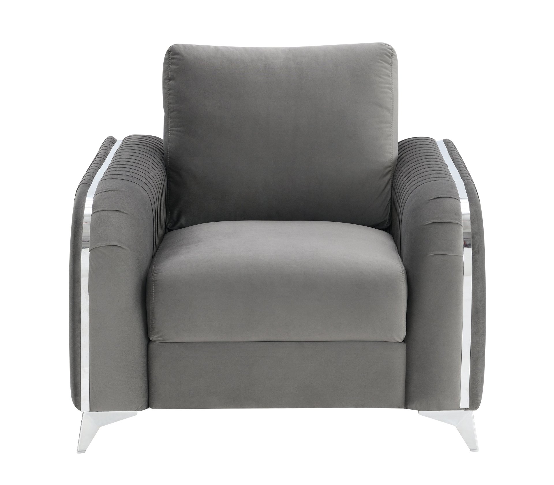 Wenona - 3 Piece Living Room Set Sofa Loveseat Chair - Gray - Image 11